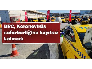 Havalimanı Taksileri dezenfekte ediliyor