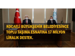Toplamda 17 milyon 600 bin TL destek