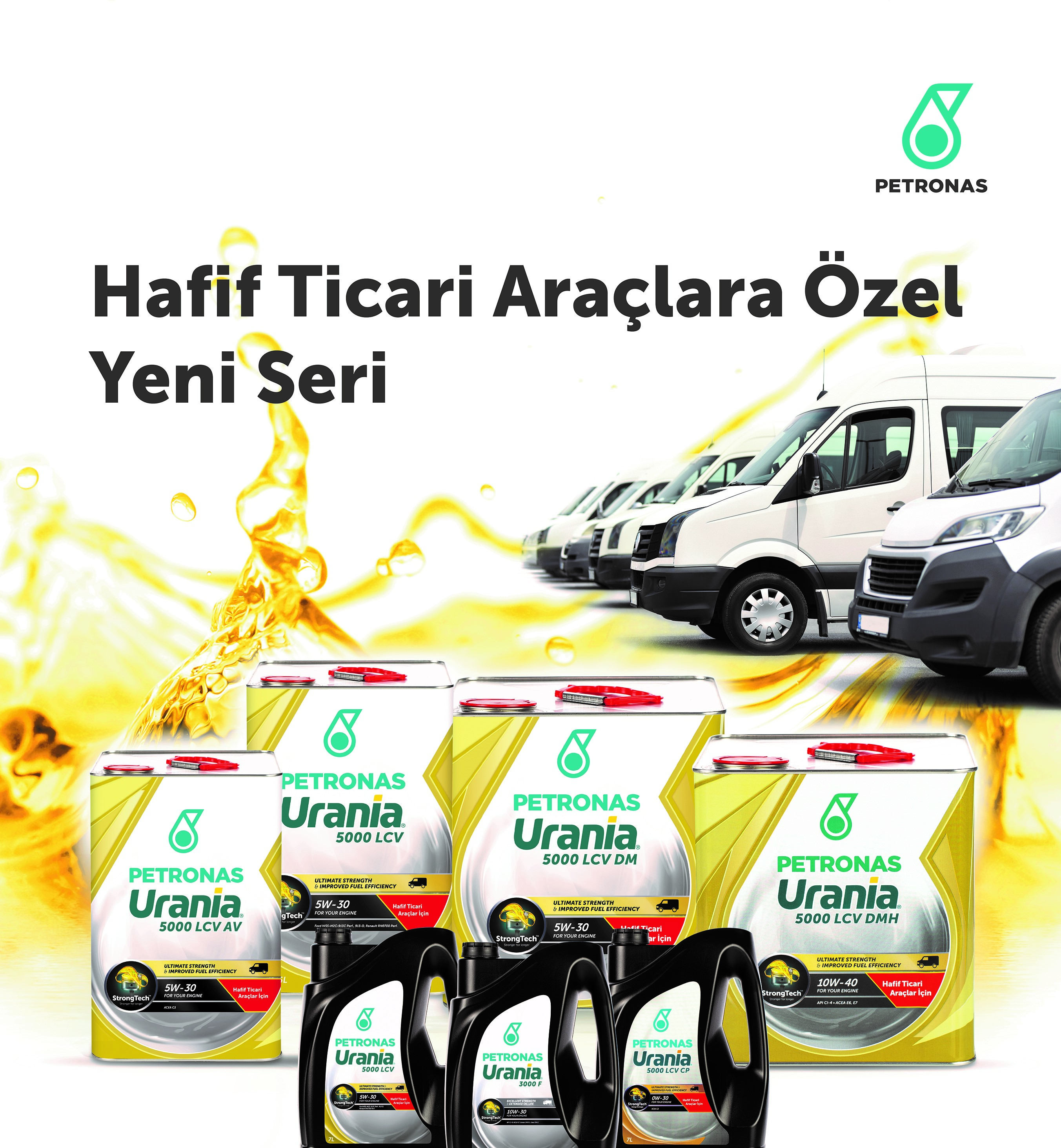 Hafif Ticari Araçlara Özel Yeni PETRONAS Serisi Türkiye’de