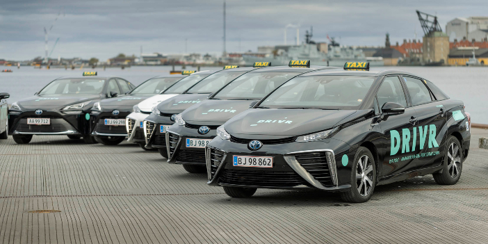Toyota ve DRIVR İşbirliğiyle Mirai Taksi Kopenhag’da Yollarda