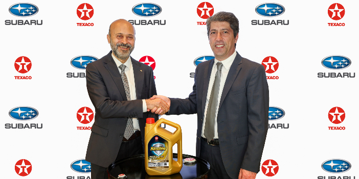 Subaru Türkiye, Texaco madeni yağları tercih etti