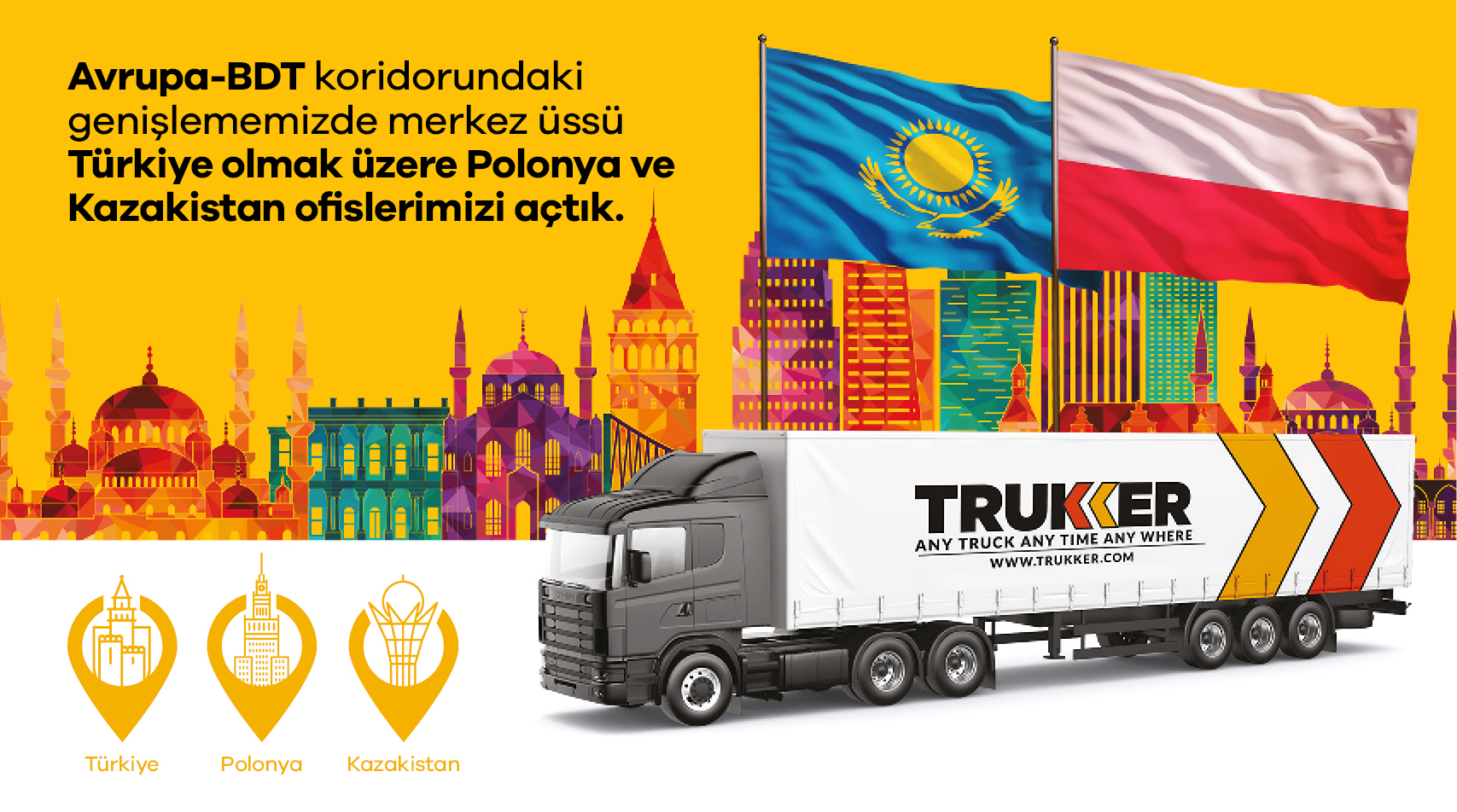 TruKKer, lojistik sektörü için operasyonlarını genişletiyor