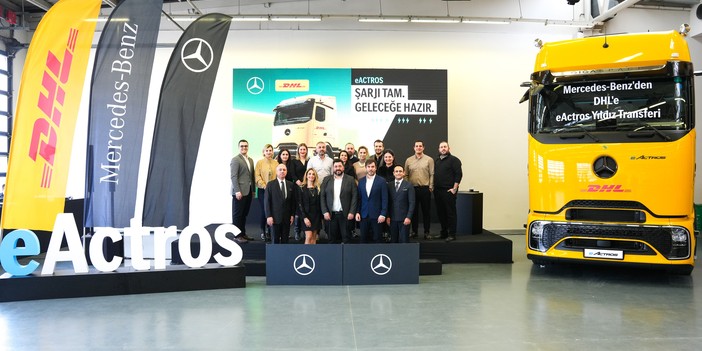 Mercedes-Benz Türk'ten DHL'ye 3 eActros 600