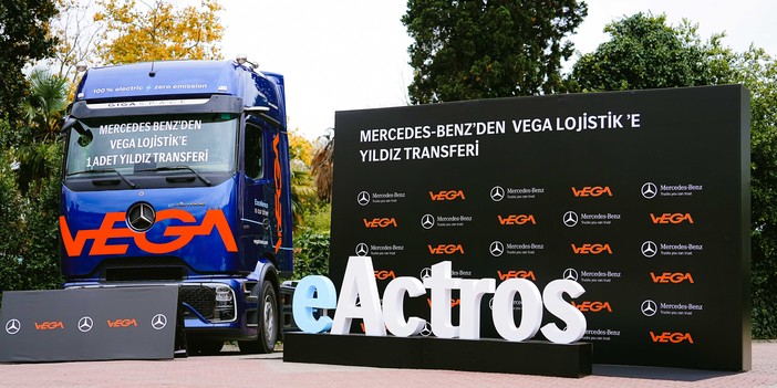 Mercedes-Benz Türk’ten Vega Lojistik’e eActros 600 Teslimatı