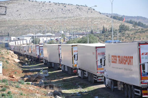 Cilvegözü’nde TIR kuyruğu 50 Km’ye ulaştı