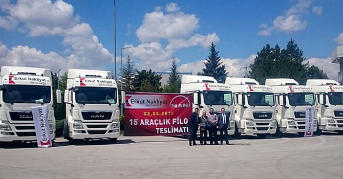 Erkut Nakliyat, MAN Çekici Yatırımı Yaptı