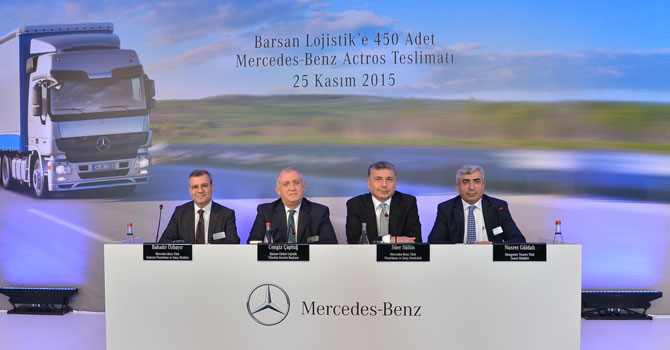 450 Adetlik Dev Kamyon Teslimatı
