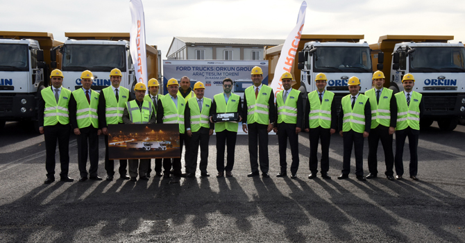 Orkun'da filosunda 248 adet Ford Trucks