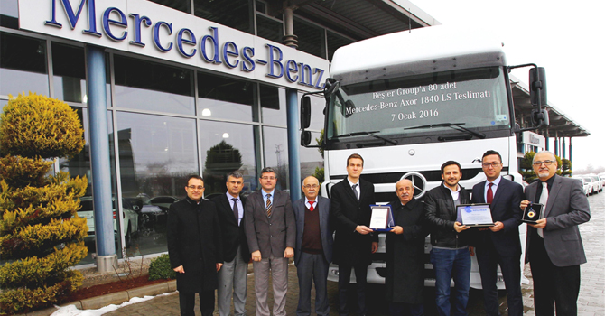 Beşler Group 80 adet çekiciyi teslim aldı