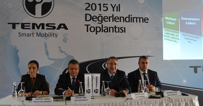 TEMSA, 2015’te Yine Pazar Lideri