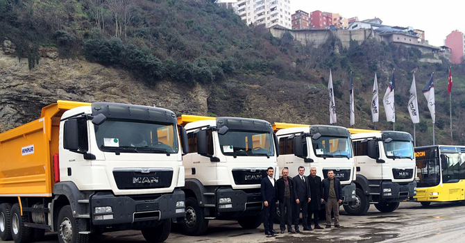 Türen İnşaat filosunu MAN ile güçlendirdi