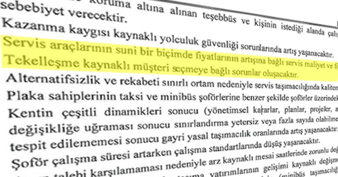 UKOME Raporunu Mutlaka Okuyun