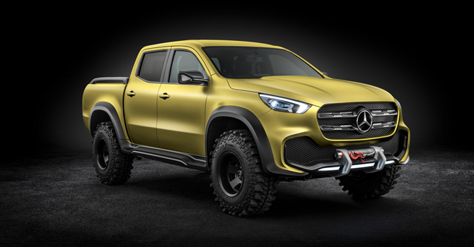 Mercedes-Benz Concept Pickup Stockholm’de tanıtıldı