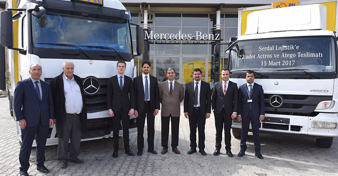 Serdar Lojistik'e 22 adet Mercedes-Benz