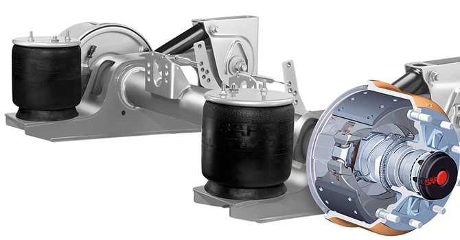 Süspansiyona göre 70 kilo daha hafif